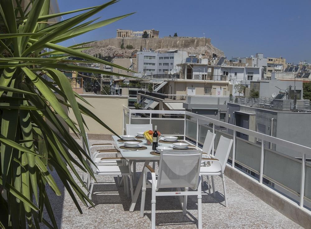 Acropolis View Penthouse Apartment By Ghh أثينا المظهر الخارجي الصورة