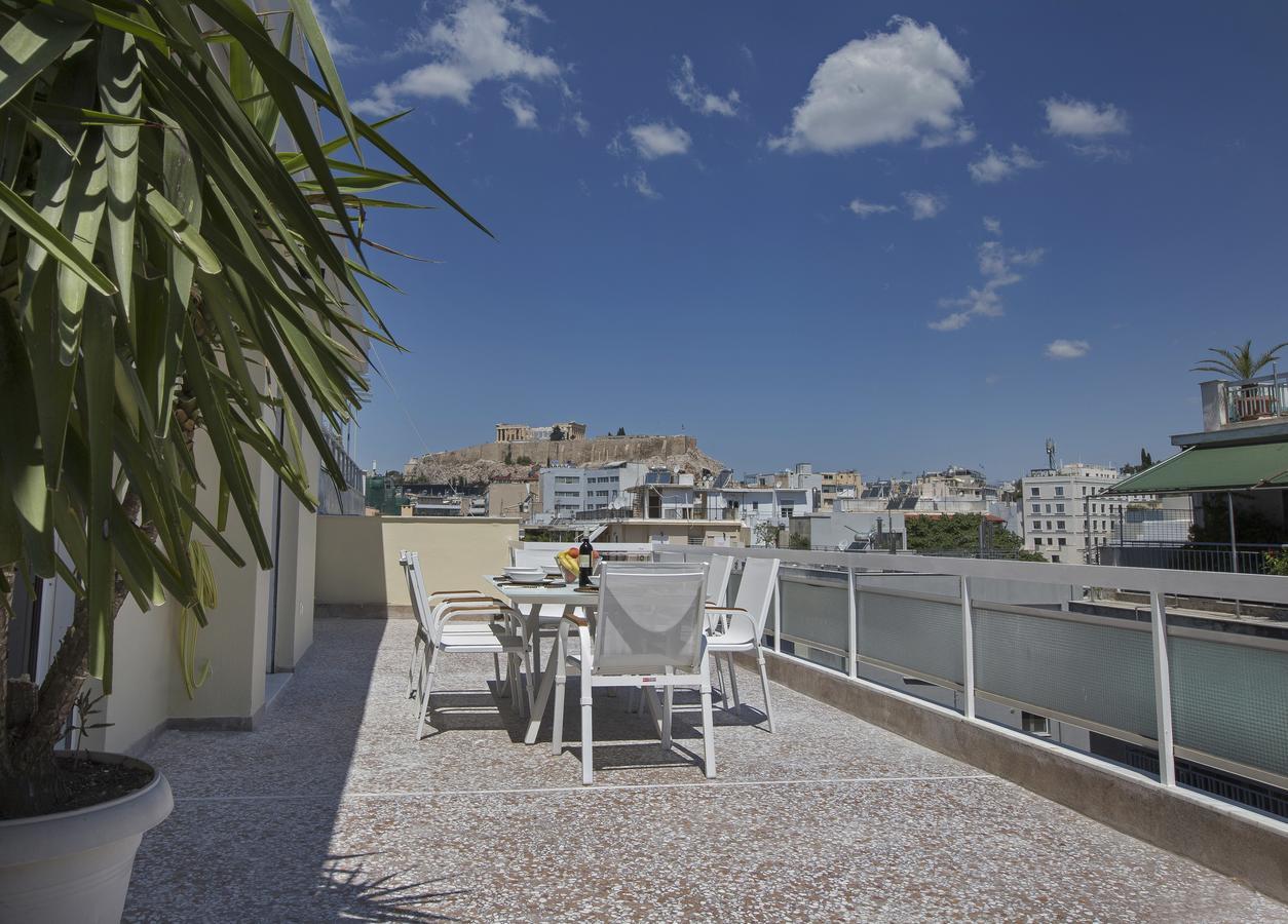 Acropolis View Penthouse Apartment By Ghh أثينا المظهر الخارجي الصورة