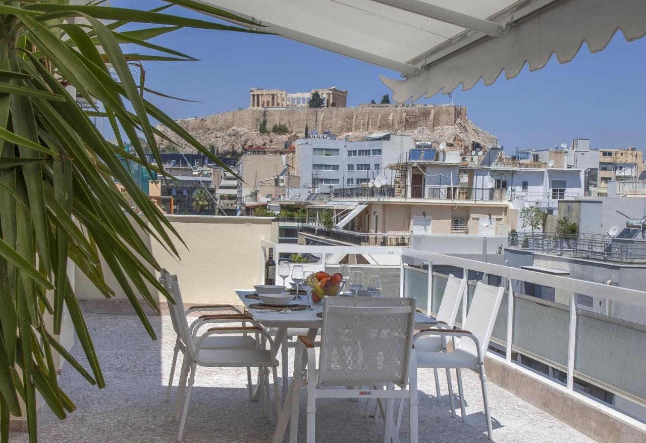 Acropolis View Penthouse Apartment By Ghh أثينا المظهر الخارجي الصورة