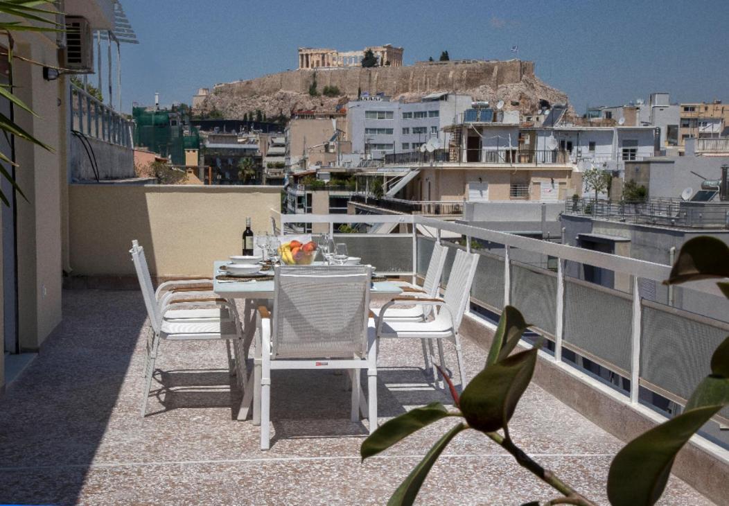 Acropolis View Penthouse Apartment By Ghh أثينا المظهر الخارجي الصورة